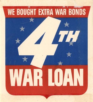 4th War Loan Window Label